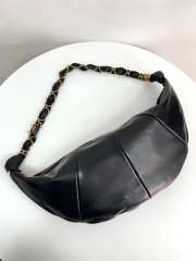 Uubags YSL Amalia hobo in black lambskin 23-62x28x4cm - 4