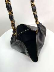 Uubags YSL Amalia hobo in black lambskin 23-62x28x4cm - 2