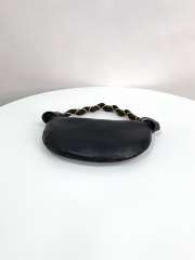 Uubags YSL Small Amalia hobo in black lambskin 28x12.5x8cm - 6