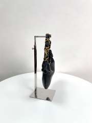 Uubags YSL Small Amalia hobo in black lambskin 28x12.5x8cm - 5