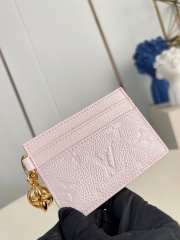 Uubags Louis Vuitton M26214 Charms Card Holder In Snowy Pearl 11x7x1.5cm - 6