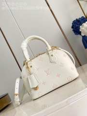 Uubags Louis Vuitton M27574 Alma BB Bag Milky White/Peach 23.5x17.5x11.5cm - 1