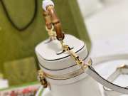Uubags Gucci Mini vanity bag with bamboo handle white 15.5x13.5x4cm - 2