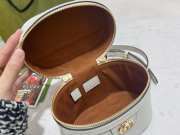 Uubags Gucci Mini vanity bag with bamboo handle white 15.5x13.5x4cm - 5