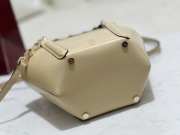 Uubags Gucci Mini Bamboo Top Handle Tote Bag In Natural 27x14x11.5cm - 6