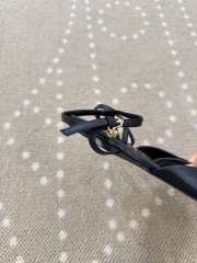 Uubags Loewe Toy Ballerinas with Ankle Strap in Black Lambskin - 2