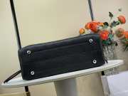 Uubags Louis Vuitton M13179 Boundless Perforated Mahina Calfskin Leather in Black 43x33.5x17cm - 6