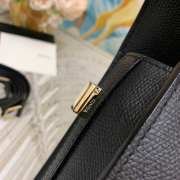 Uubags Valextra Iside top handle mini bag in black 12x16x22cm - 5