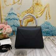 Uubags Valextra Iside top handle mini bag in black 12x16x22cm - 3