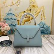 Uubags Valextra Iside top handle mini bag in light blue 12x16x22cm - 1