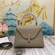 Uubags Valextra Iside top handle mini bag in Greige 12x16x22cm - 1