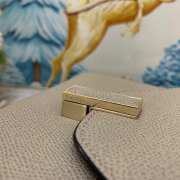 Uubags Valextra Iside top handle mini bag in Greige 12x16x22cm - 6