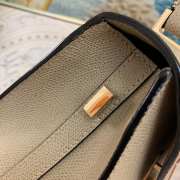 Uubags Valextra Iside top handle mini bag in Greige 12x16x22cm - 4