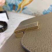 Uubags Valextra Iside top handle mini bag in dark brown 12x16x22cm - 5