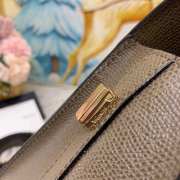 Uubags Valextra Iside top handle mini bag in dark brown 12x16x22cm - 4