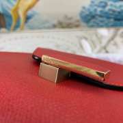 Uubags Valextra Iside top handle mini bag in red 12x16x22cm - 6