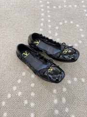 Uubags Valentino Garavani VLogo Signature Ruched Slip-On Ballerina Black - 2