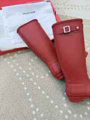 Uubags Hunter original tall wellington boots in military red  - 2
