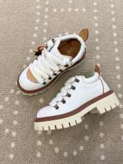Uubags Louis Vuitton 1AIJAL Remix Derby Shoes In White Smooth calfskin - 3