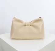 Uubags Small Dior Bow Bag Light Cream Lambskin 26x16x10cm - 4