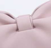 Uubags Small Dior Bow Bag Rose Songe Lambskin 26x16x10cm - 4