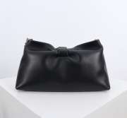 Uubags Medium Dior Bow Bag Black Lambskin 30x17.5x12cm - 3