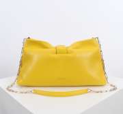 Uubags Medium Dior Bow Bag Yellow Lambskin 30x17.5x12cm - 1