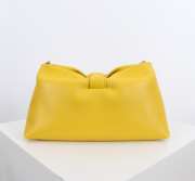 Uubags Medium Dior Bow Bag Yellow Lambskin 30x17.5x12cm - 6