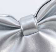 Uubags Dior Or Small Dior Bow Bag Silver-Tone Laminated Lambskin 26x16x10cm - 2