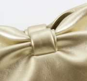 Uubags Dior Or Medium Dior Bow Bag Gold-Tone Laminated Lambskin 30x17.5x12cm - 3