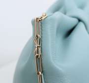 Uubags Medium Dior Bow Bag Blue Lambskin 30x17.5x12cm - 4