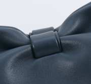 Uubags Medium Dior Bow Bag Navy Blue Lambskin 30x17.5x12cm - 3