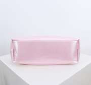 Uubags Medium Dior Bow Bag Pink Glossy Calfskin Leather 30x17.5x12cm - 4