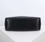 Uubags Medium Dior Bow Bag Black Glossy Calfskin Leather 30x17.5x12cm - 3