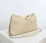 Uubags Medium Dior Bow Bag Light Cream Lambskin 30x17.5x12cm - 6