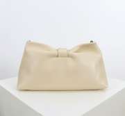 Uubags Medium Dior Bow Bag Light Cream Lambskin 30x17.5x12cm - 5