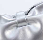 Uubags Dior Or Medium Dior Bow Bag Silver-Tone Laminated Lambskin 30x17.5x12cm - 3