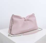 Uubags Medium Dior Bow Bag Pink Lambskin 30x17.5x12cm - 6