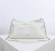 Uubags Medium Dior Bow Bag White Lambskin 30x17.5x12cm - 1