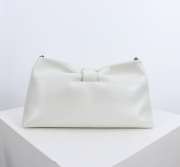 Uubags Medium Dior Bow Bag White Lambskin 30x17.5x12cm - 4