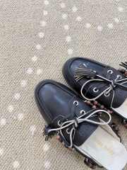 Uubags Miu Miu calfskin leather mules in black - 4