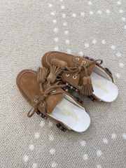 Uubags Miu Miu suede leather mules in brown - 6