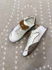 Uubags Fendi Wave Pulse white and brown suede low-tops  - 5