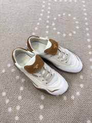 Uubags Fendi Wave Pulse white and brown suede low-tops  - 4