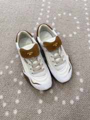 Uubags Fendi Wave Pulse white and brown suede low-tops  - 2