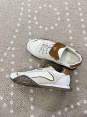 Uubags Fendi Wave Pulse white and brown suede low-tops  - 3