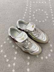 Uubags Fendi Wave Pulse Metallic Gold Sneakers Calfskin Low-tops - 4