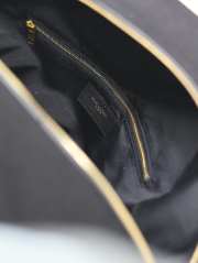 Uubags YSL rive gauche bowling tote in black canvas 42x32x18cm - 2