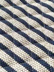 Uubags Chanel Large Zipped Case Printed Fabric & Gold-Tone Metal In Blue/White 19.6x33.7x12cm - 4