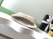 Uubags Chanel Medium Zipped Case Printed Fabric & Gold-Tone Metal In Light Beige /Dark Beige 16.5x26x9cm - 2